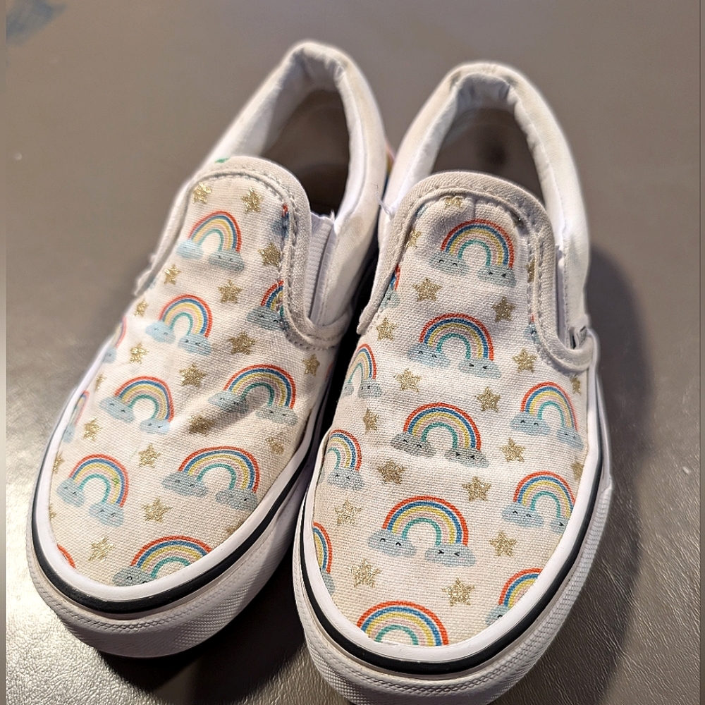 Kids Sz 13 Rad Rainbow Vans